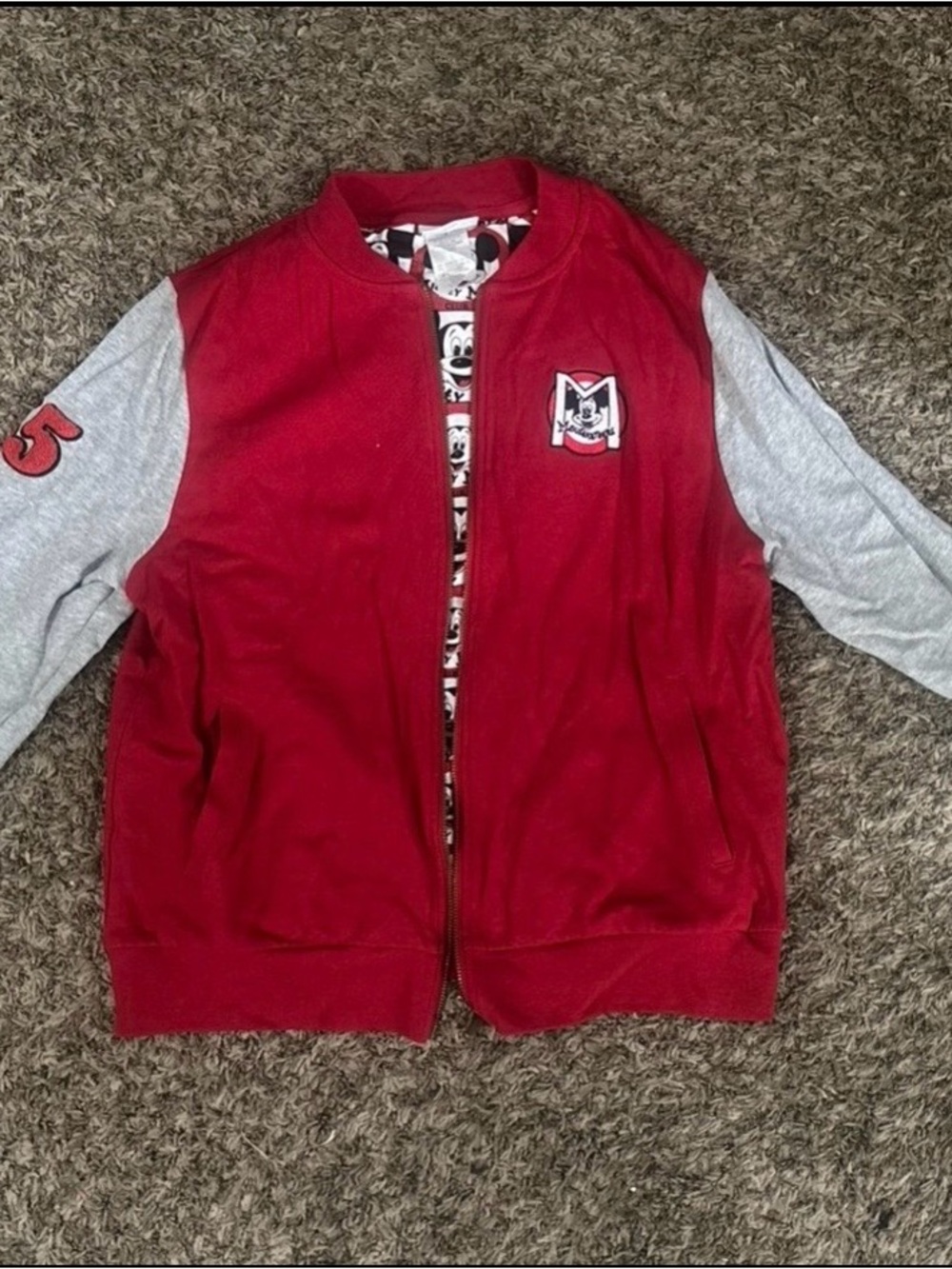 Disney Parks Mouseketeer Bomber Style Jacket